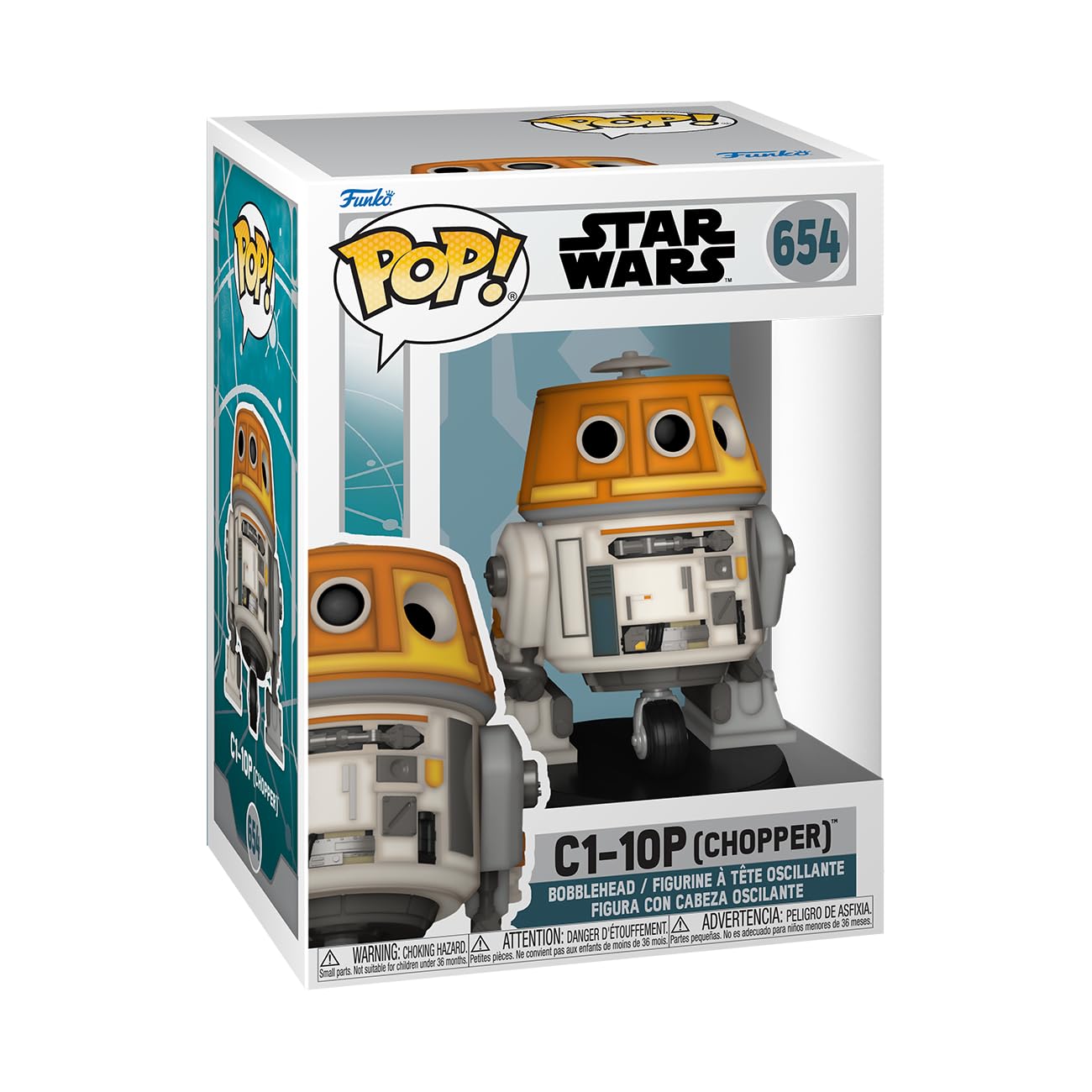 Star Wars Pop! Star Wars Pop!  Ahsoka - C1-10P - Chopper #654