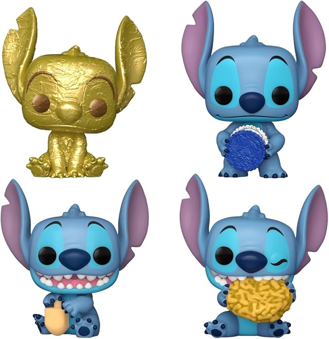 Funko Christmas Pop!  Disney Pocket  Dreidel Box  Lilo & Stitch 4-Pack