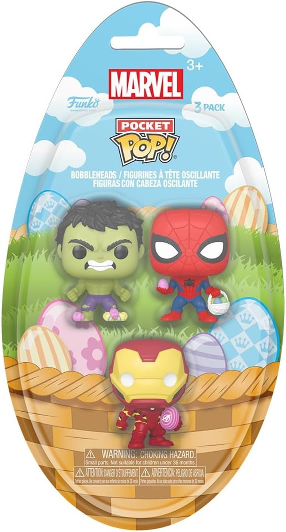 Funko Pocket Pop!: Easter 3-Pack - The Hulk, Spider-Man, Iron Man