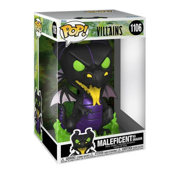 Funko POP Jumbo: Villains- Maleficent Dragon 10"Disney