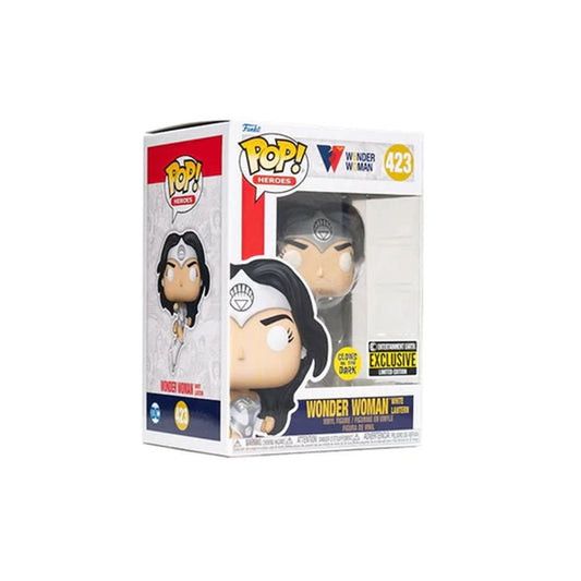 Funko Pop! DC Comics: Wonder Woman  As White Lantern GITD Entertainment Earth Exclusive #423