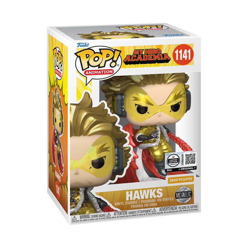 My Hero Academia Pop! Hawks (Metallic) Royalty 3500 Ultra limited edition Le Preorder