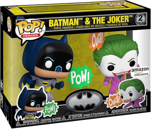 DC Comics Pop! Batman & the Joker 2 Pack Amazon Exclusive