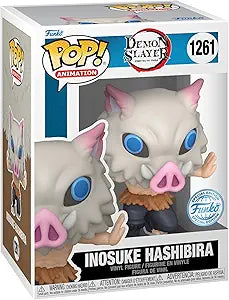 Funko Pop! Anime: Demon Slayer - Inosuke Hashibira #1261 Shared Exclusive