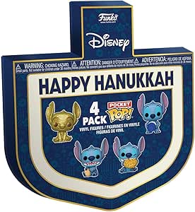 Funko Christmas Pop!  Disney Pocket  Dreidel Box  Lilo & Stitch 4-Pack