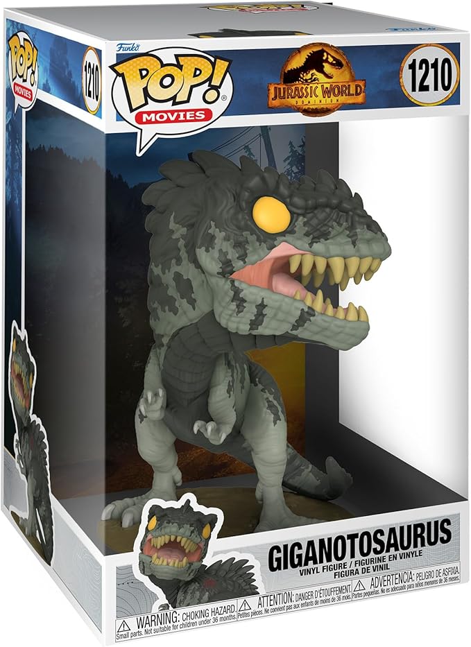 Funko Jumbo Pop! 10 Inch Jurassic World Dominion - Giganotosaurus