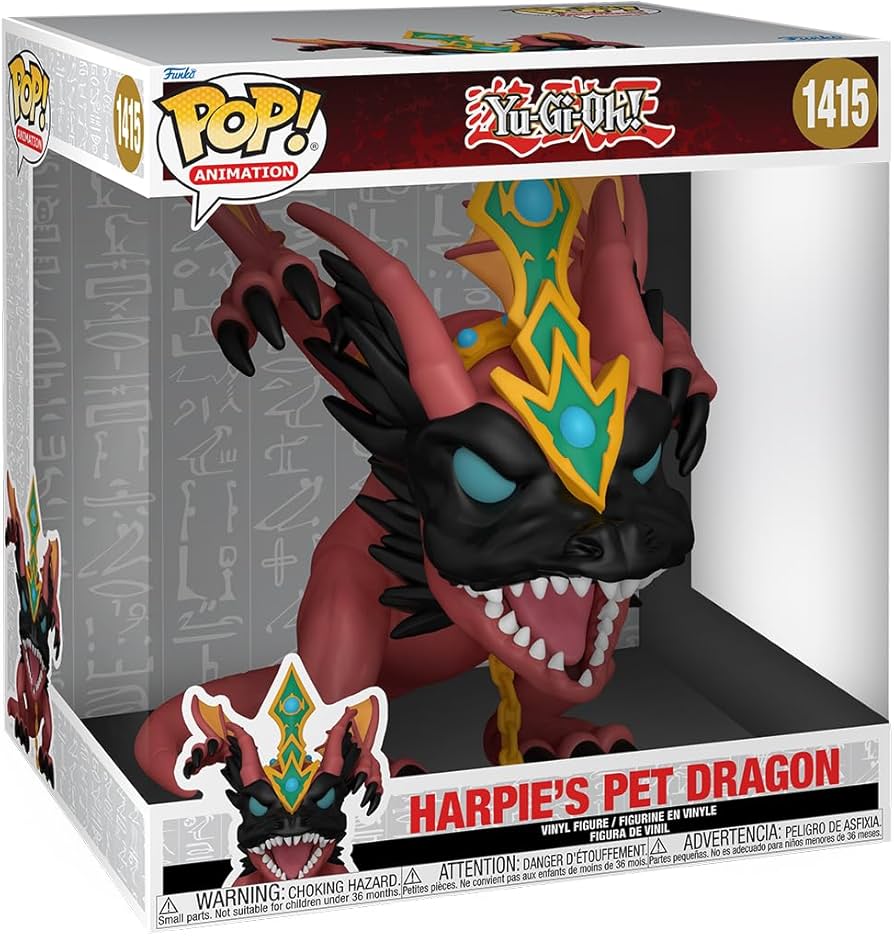 Funko Jumbo Pop! Yu-Gi-Oh: Harpie's Pet Dragon #1415 10"