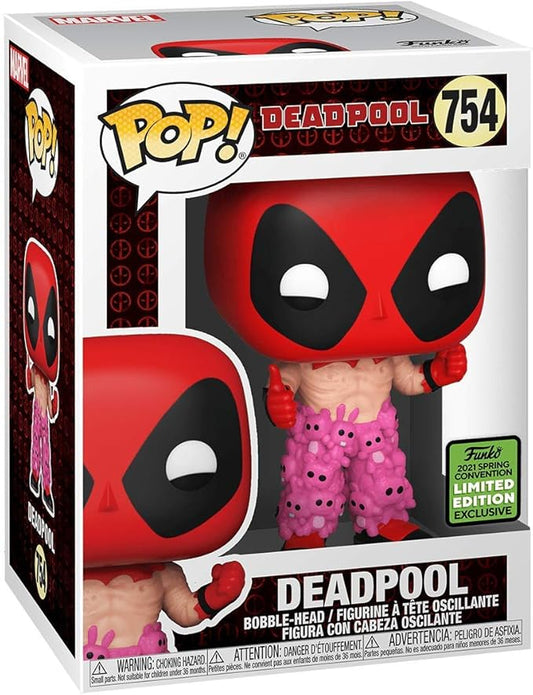 Funko Pop! Marvel - Deadpool with Teddy Bear Pants (ECCC 2021 Shared Exclusive)
