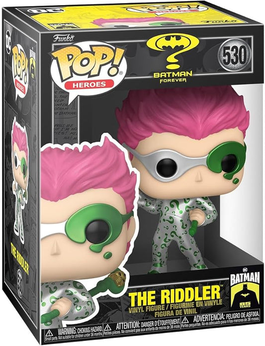 Funko Pop! Dc Movies: Batman Forever - The Riddler (Metallic) #530