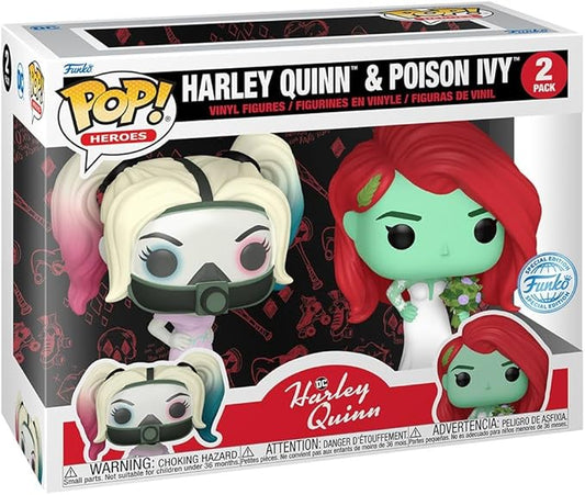 Funko Pop! DC Comics: Harley Quinn Poison Ivy Vinyl 2-Pack - Entertainment Earth Exclusive