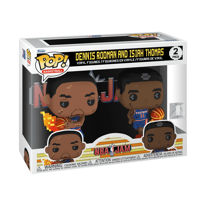 NBA Jam Pop! 8-Bit Dennis Rodman & Isiah Thomas 2-Pack