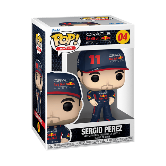 F1 Formula one Funko  Pop : Oracle Red Bull Racing Pop!  Sergio Perez #04