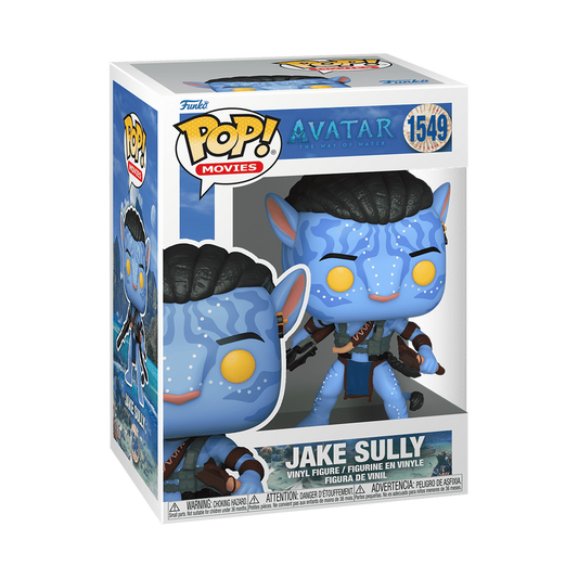 Funko Pop! Movies  Avatar the way of the Water : Jake Sully #1549 battle pose