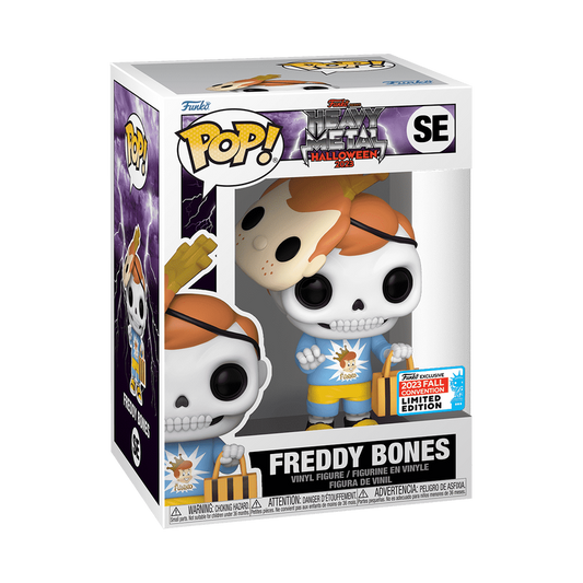Pop! Funko : Heavy Metal Halloween 2023 - Freddy Bones with Mask (NYCC 2023  Shared Exclusive)