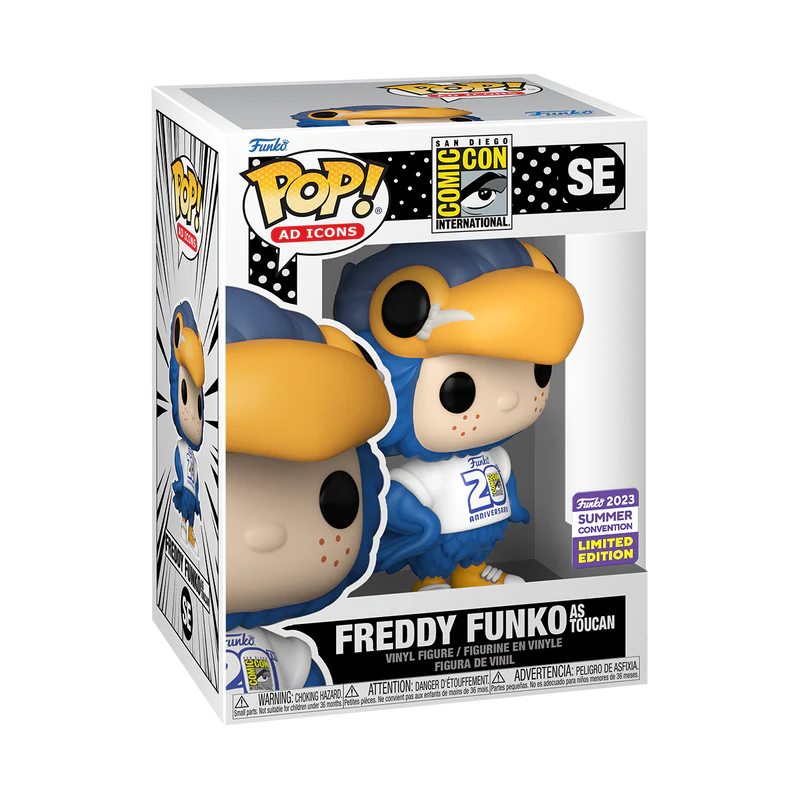 FUNKO POP! SDCC FREDDY FUNKO as TOUCAN #SE [2023 SDCC SHARED EXCLUSIVE