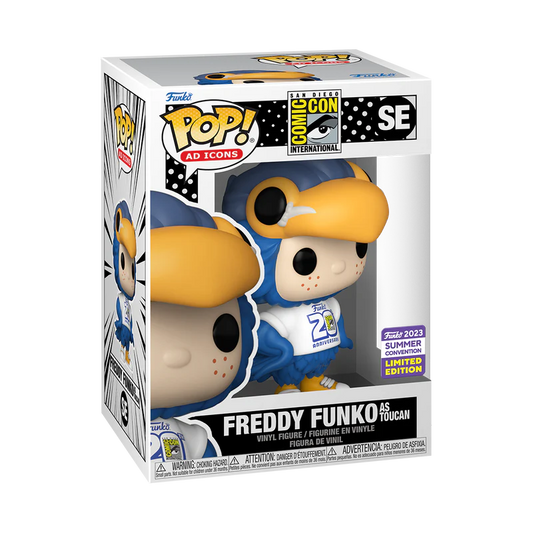 FUNKO POP! SDCC FREDDY FUNKO as TOUCAN #SE [2023 SDCC SHARED EXCLUSIVE