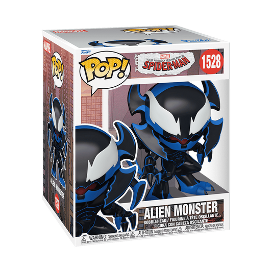 Funko Pop! Marvel Pop! Friendly Neighborhood Spider-man : Super Alien Monster Venom #1528 Deluxe