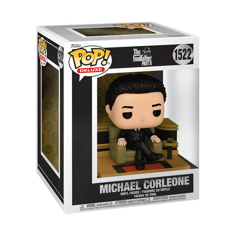 Funko Pop : The Godfather Part 2 : Michael Corleone in chair #1522 Deluxe