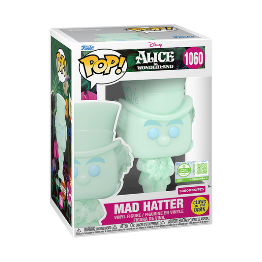 Funko Pop! Disney: Alice in Wonderland: Mad Hatter (Glow)LE 5000 #1060  preorder