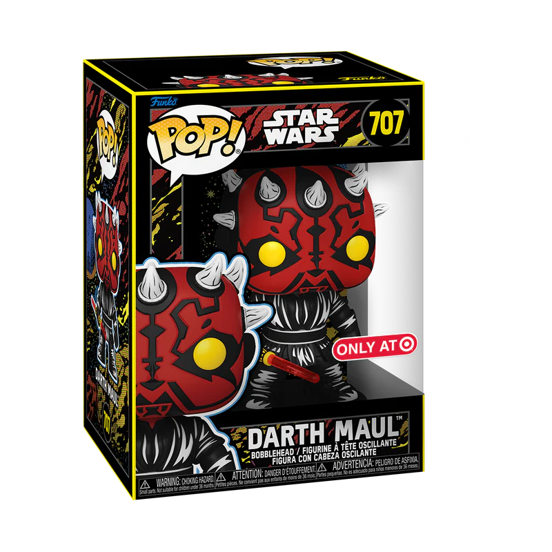 Funko Pop! Star Wars Darth Maul (Retro) #707 Target exclusive