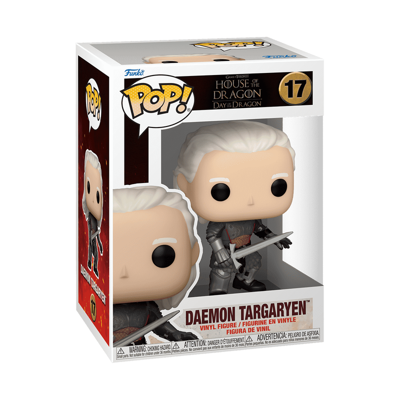 Game of Thrones House of the Dragon Pop! Daemon Targaryen with Dark Sister #17