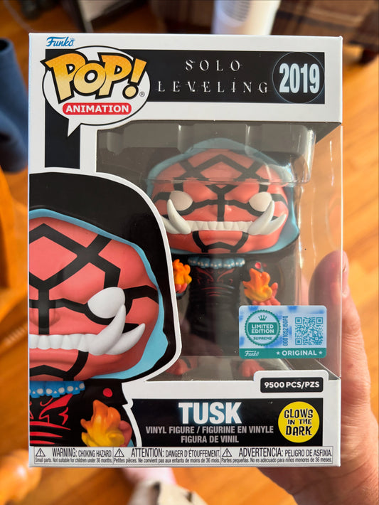 Funko Pop! Animation: Solo Leveling: Tusk (Glow) LE 9,500 Funko Supreme Exclusive