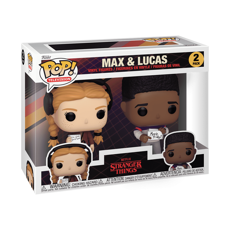 Stranger Things Pop!  Max Mayfield & Lucas Sinclair 2-Pack