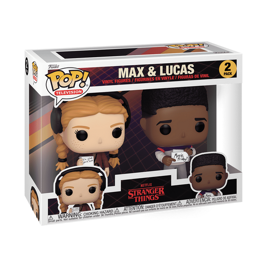 Stranger Things Pop!  Max Mayfield & Lucas Sinclair 2-Pack