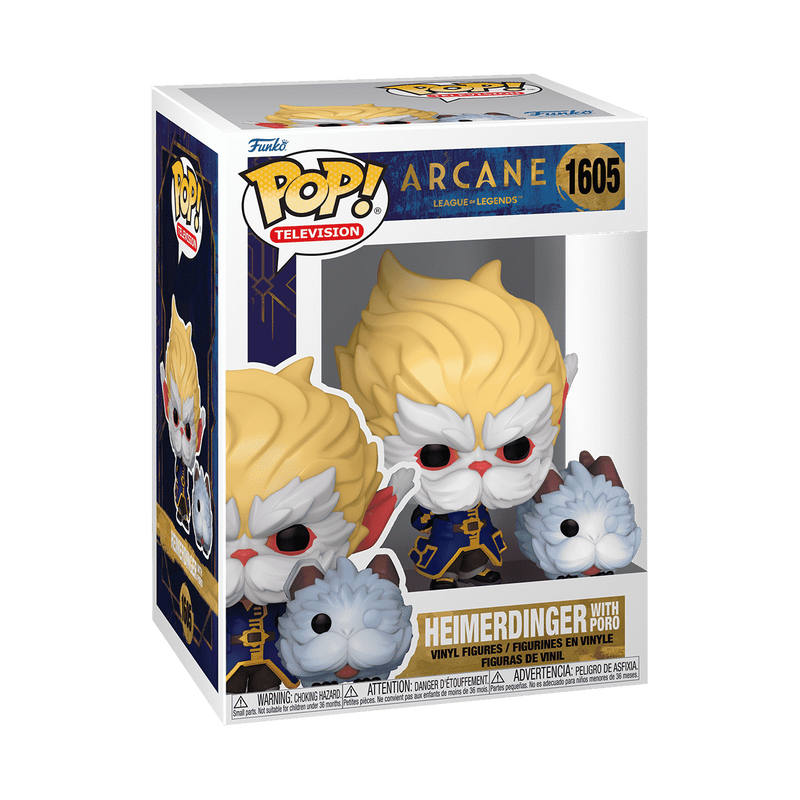 League of Legends Pop! Arcane Heimerdinger with Poro #1605