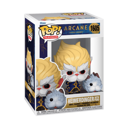 League of Legends Pop! Arcane Heimerdinger with Poro #1605
