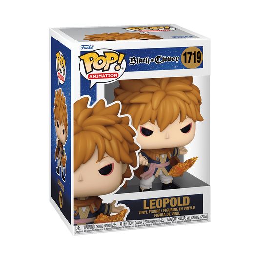 Black Clover Pop! Leopold Vermillion #1719