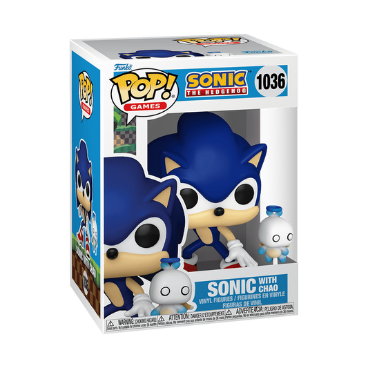 Sonic the Hedgehog Funko Pop and buddy! Sonic with Chao #1036