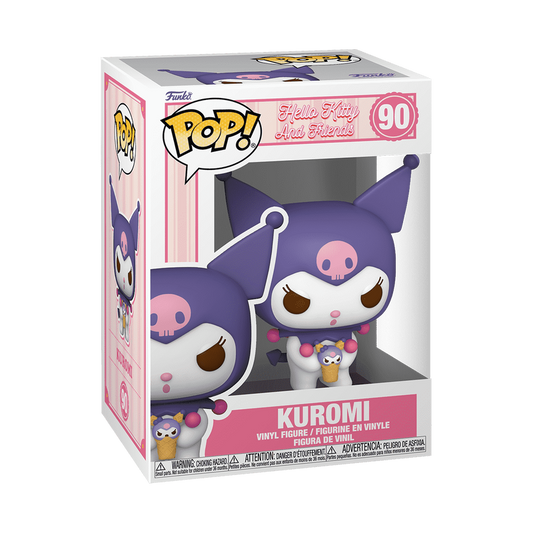 Hello Kitty and Friends :  Sanrio : Kuromi  with Ice Cream #90