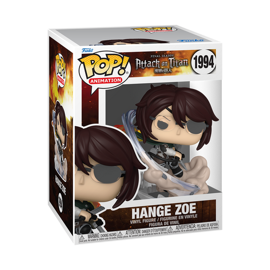 Anime Funko Pop :  Attack on Titan : Hange Zoe #1994 Deluxe