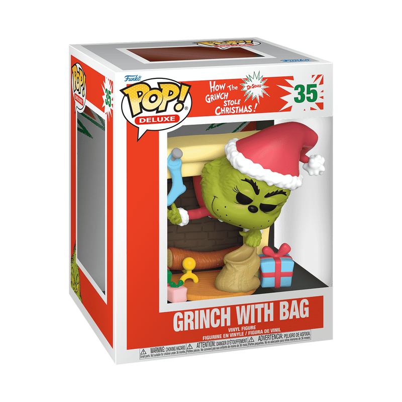 The Grinch Pop! Deluxe Grinch with Bag  #35