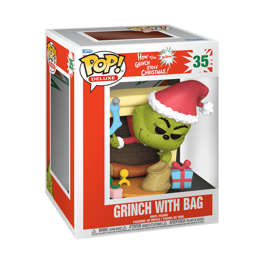 The Grinch Pop! Deluxe Grinch with Bag  #35