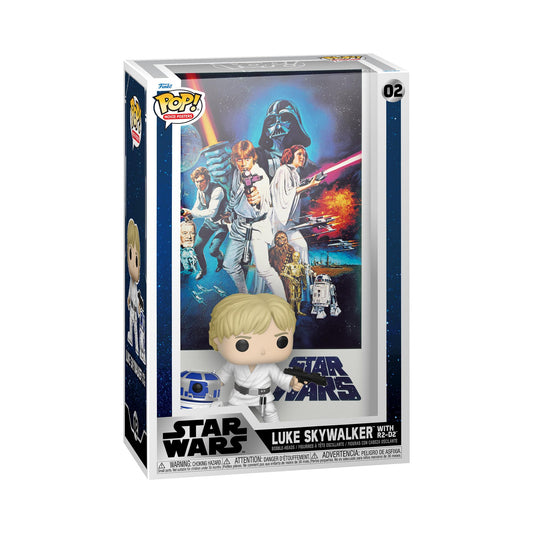 Funko Pop! Movie Poster: Star Wars: A New Hope - Luke Skywalker with R2-D2 Saletastic