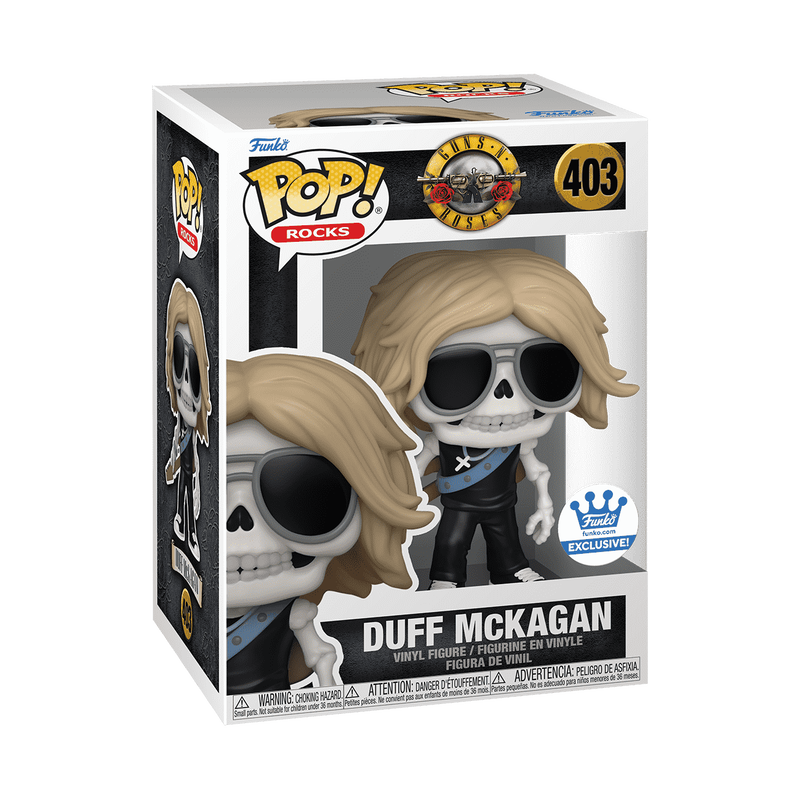 Guns N Roses Funko  Pop Exclusive ! Duff McKagan - Skeleton #403