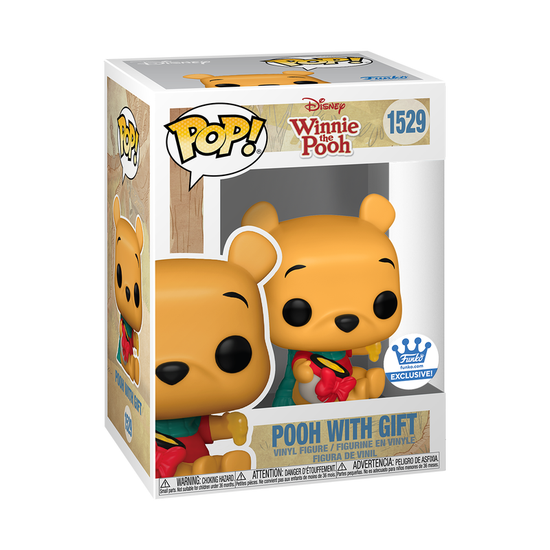 FUNKO POP! DISNEY: WINNIE THE POOH : Pooh with Gift #1529 Funko Store Exclusive