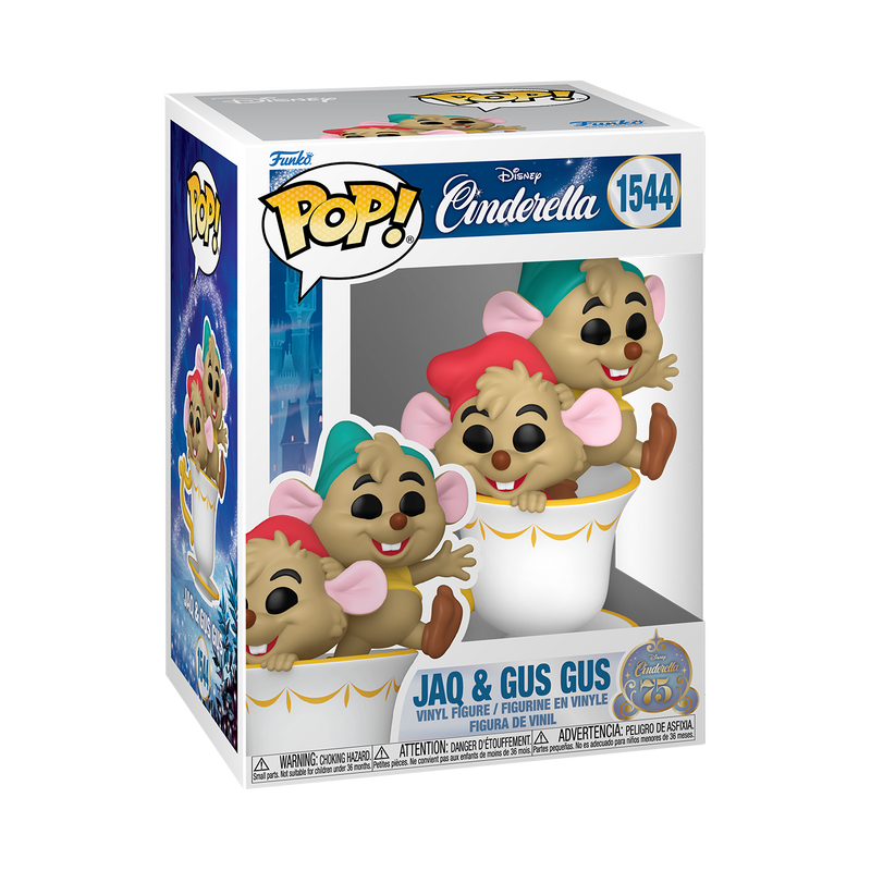 Disney Funko Pop! Cinderella 75th Anniversary - Jaq & Gus Gus #1544
