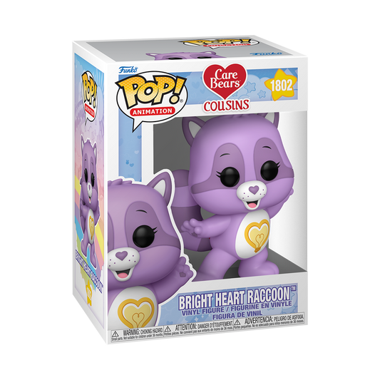 Funko Pop! Care Bears Cousins : Bright Heart Raccoon #1802