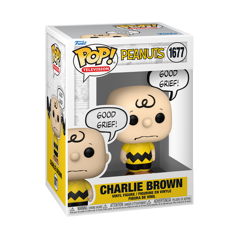 Peanuts Funko Pop! Charlie Brown (Good Grief!) #1677