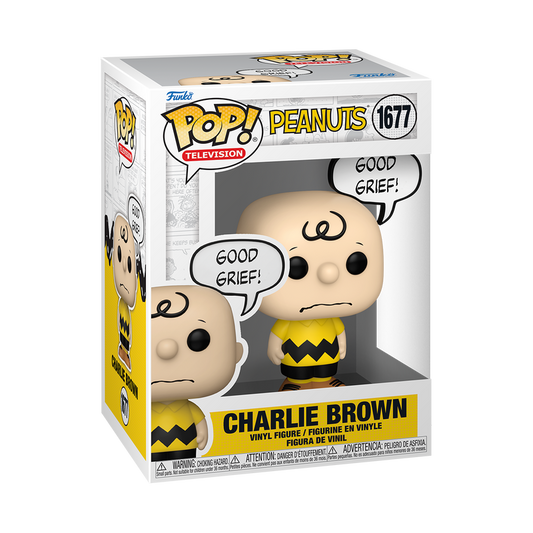 Peanuts Funko Pop! Charlie Brown (Good Grief!) #1677