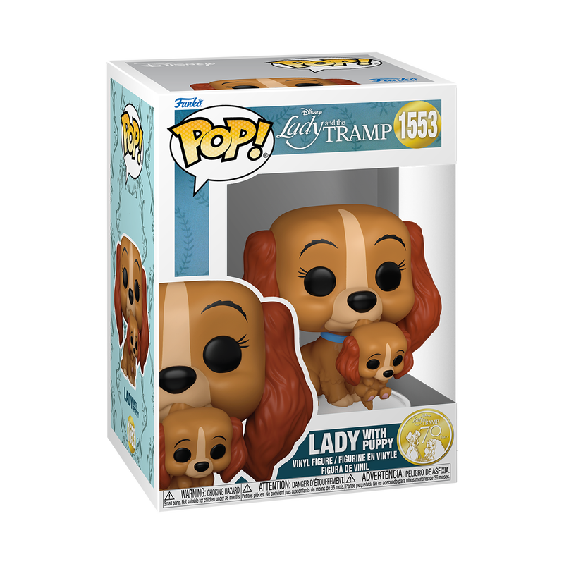 Disney Pop! Lady with Puppy #1553  Lady and the Tramp