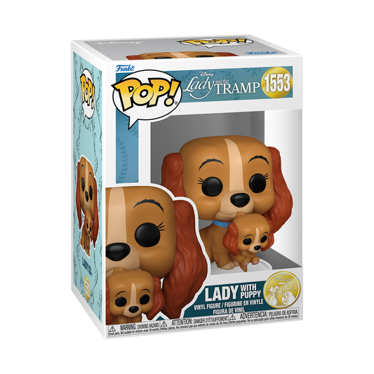 Disney Pop! Lady with Puppy #1553  Lady and the Tramp