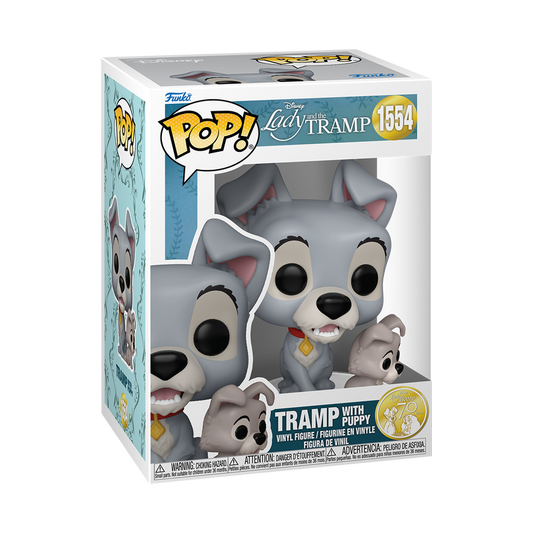 Disney Pop! Tramp with Puppy #1554  Lady and the Tramp