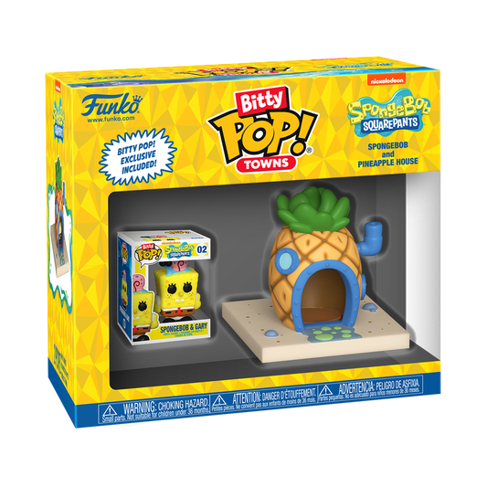 Funko Bitty Pop Towns ! Spongebob and the Pineapple House