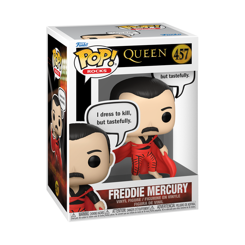 Music Funko Pop!  Queen ! Freddie Mercury #457 I Dress to Kill