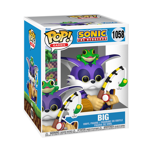 Sonic the Hedgehog Funko Pop!  Super Big the Cat with Froggy #1058