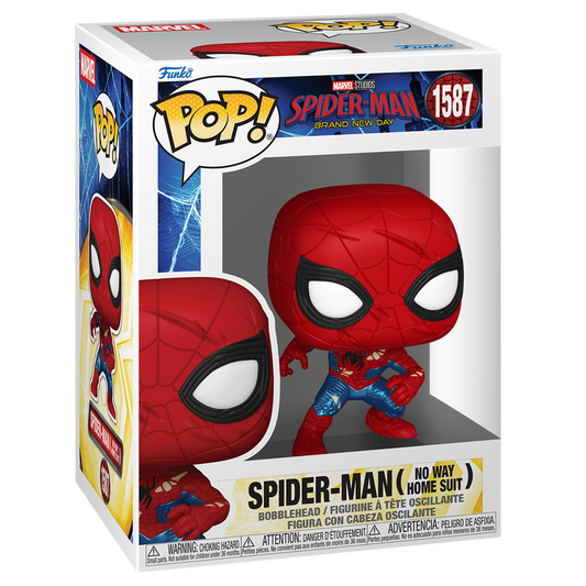 Funko Pop : Marvel : Spiderman Brand New Day : Spider-Man (No Way Home Suit) #1587
